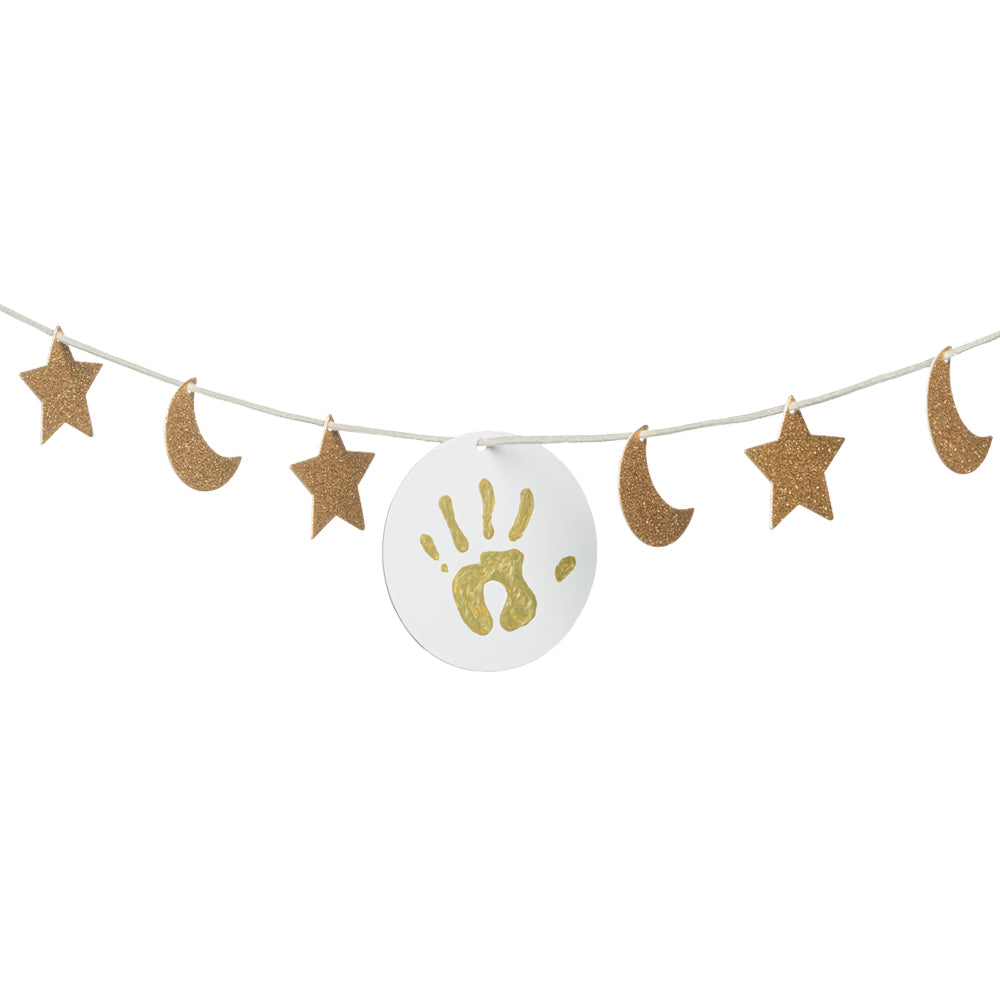 BABY ART Златист гирлянд с отпечатък с боички 3601091070
