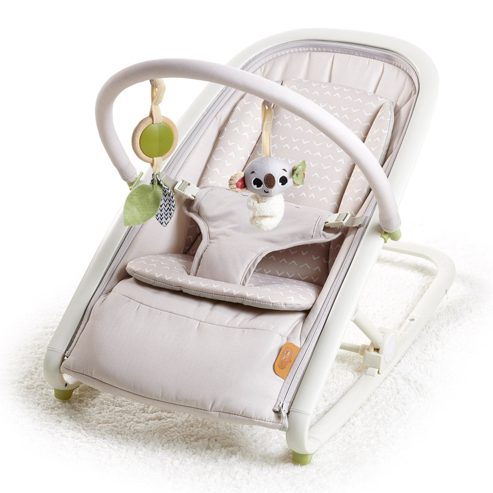 2-в-1 Шезлонг-Люлка TINY LOVE Boho Chic 2-in1 Rocker с 3 полегнали позиции и подвижна арка с 2 висящи играчки