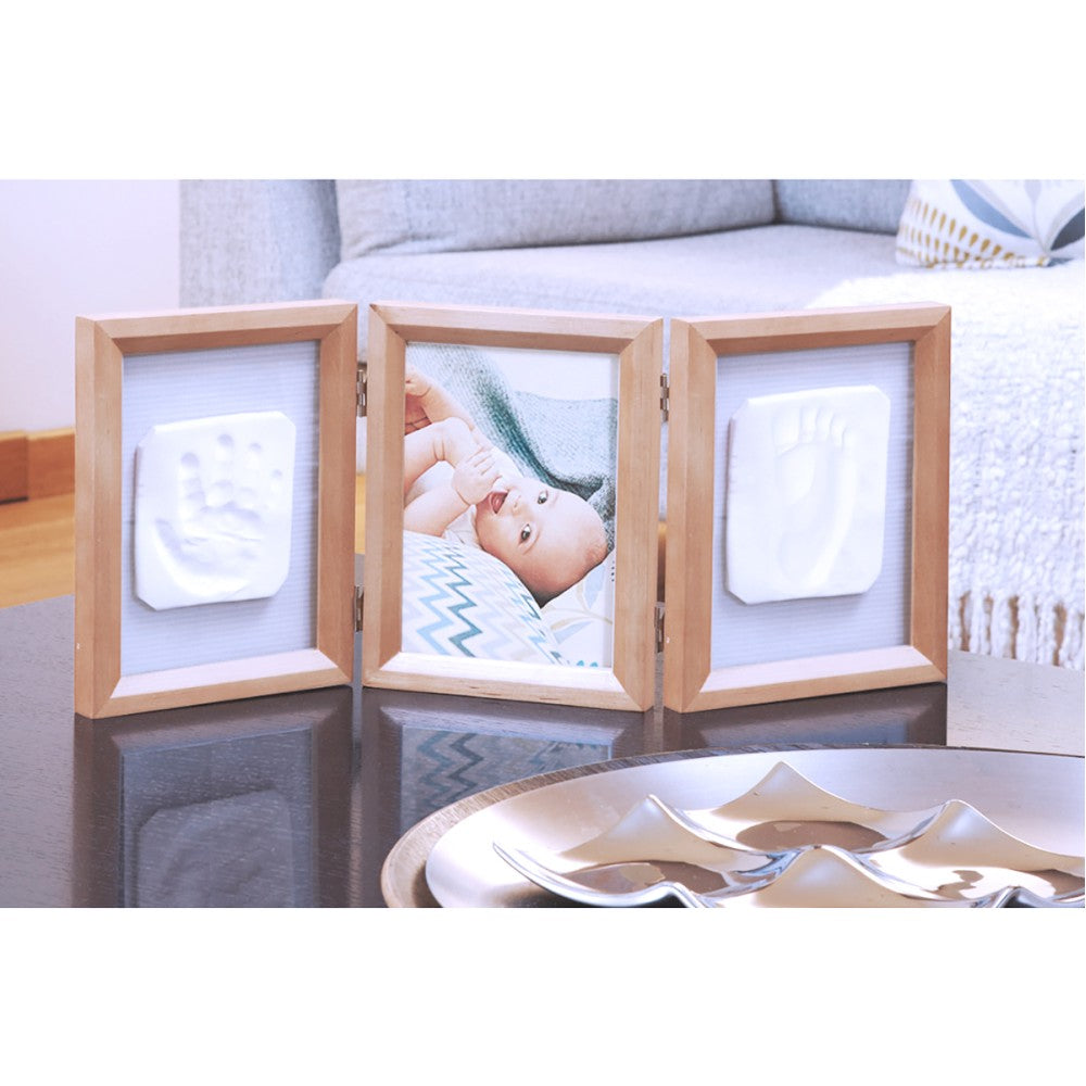 BABY ART Рамка за отпечатък за ръчичка и краче + снимка Classic Stormy 34120173