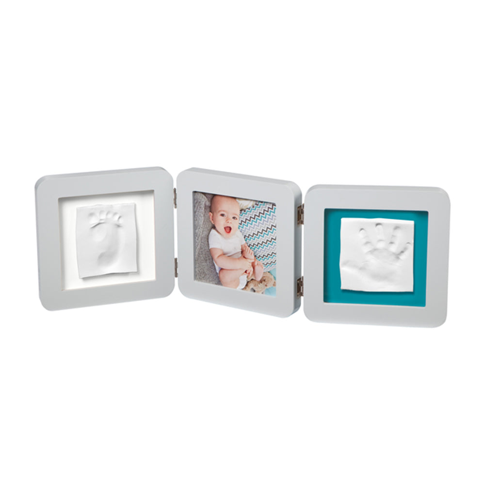 BABY ART Рамка за снимка и отпечатък на ръчичка и краче My Baby Touch, Пастелна (паспарту в 3 цвята) 3601095300