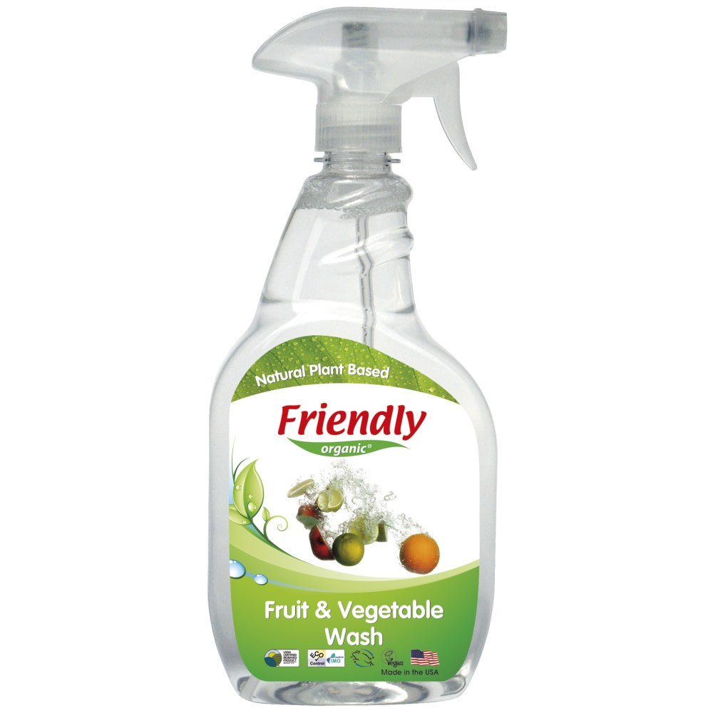 FRIENDLY ORGANIC Препарат за измиване на плодове и зеленчуци 650мл