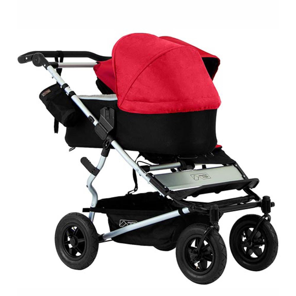 Mountain Buggy Кош за новородено PLUS черно-червено – за количка DUET