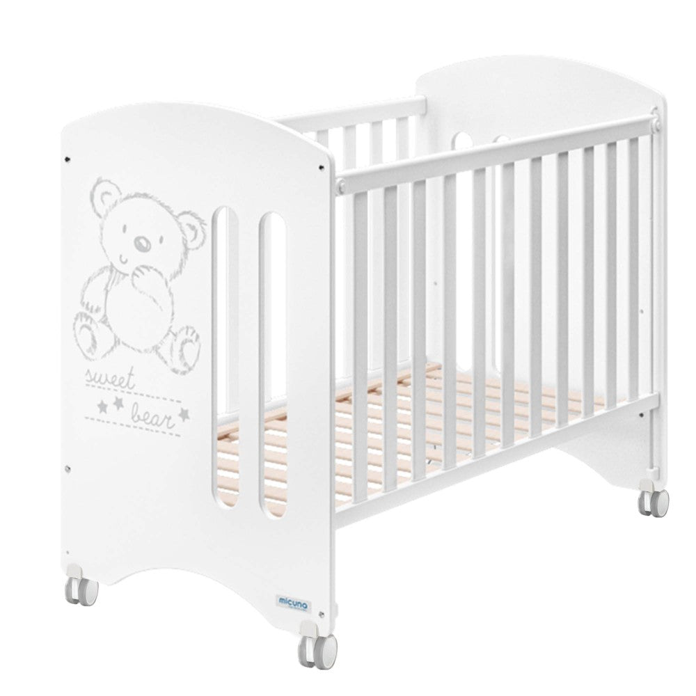 MICUNA Дървено детско легло-кошара Sweet Bear 60/120 см