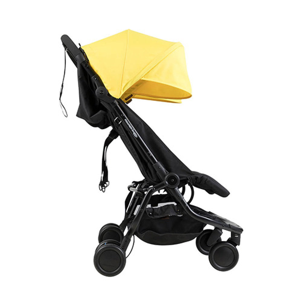 Mountain Buggy Количка за близнаци или породени деца Nano DUO Cyber (в жълто и черно)