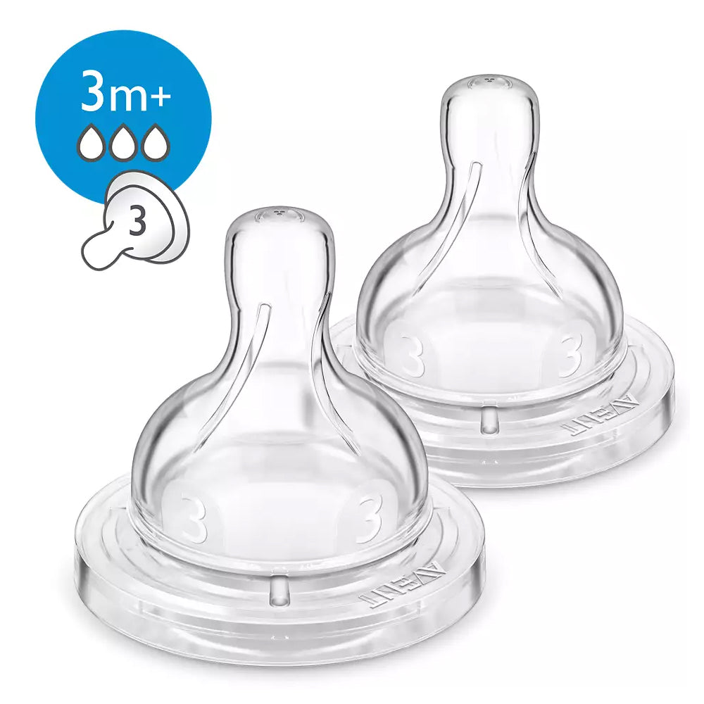 Philips AVENT Биберони Classic+ Anti-colic MEDIUM 3м+, 2 бр./оп. SCF633/27