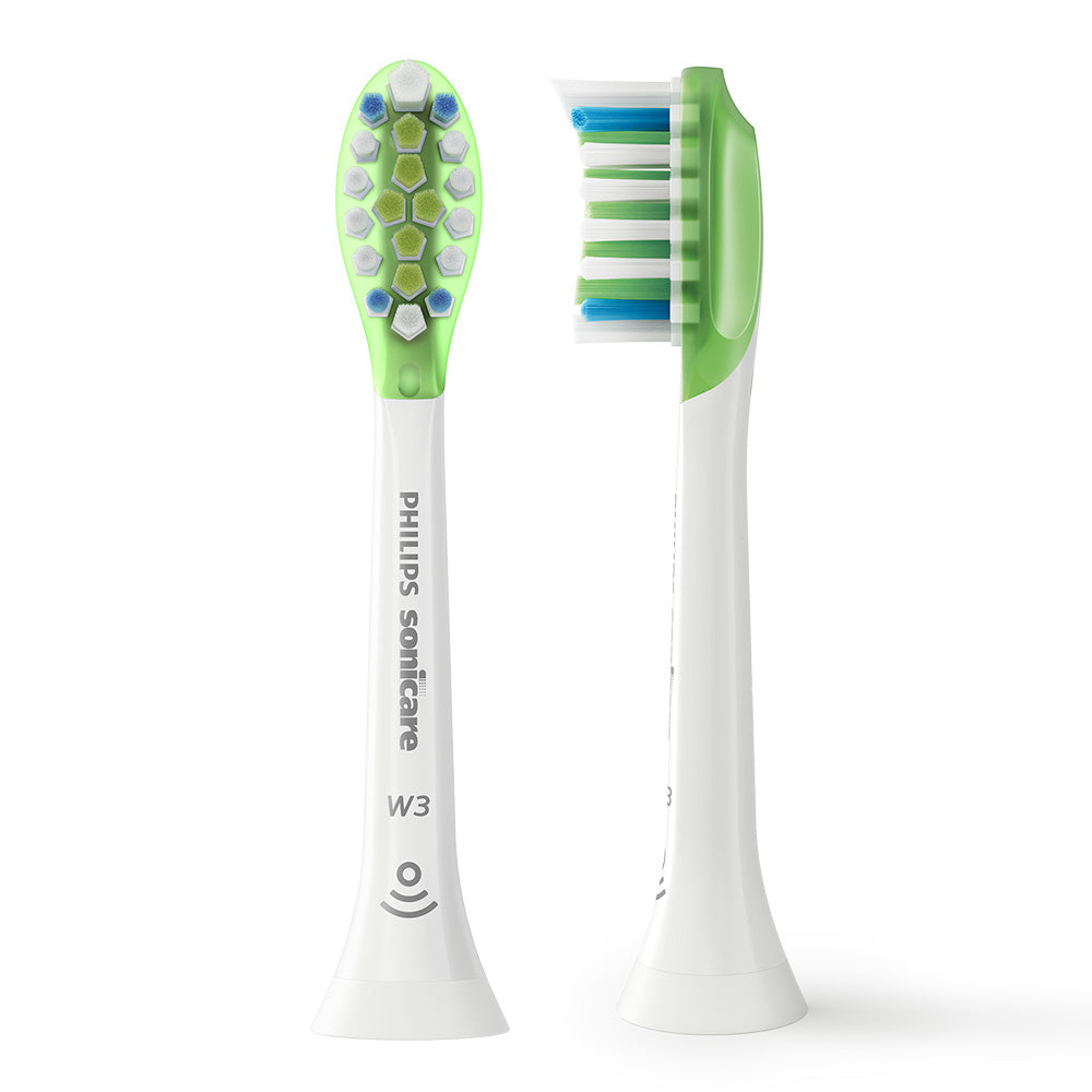 4 броя резервна глава W3 Premium White Philips Sonicare HX9064/17, бяла